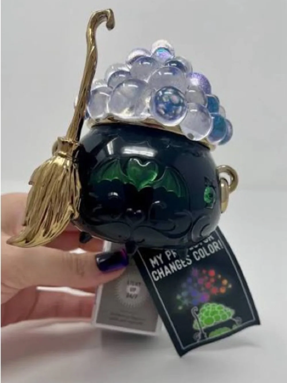 Bath & Body Works Black Cauldron Color Changing Light Up Wallflower Plug In